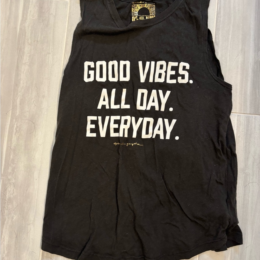 Spiritual Graphic Black Tee
